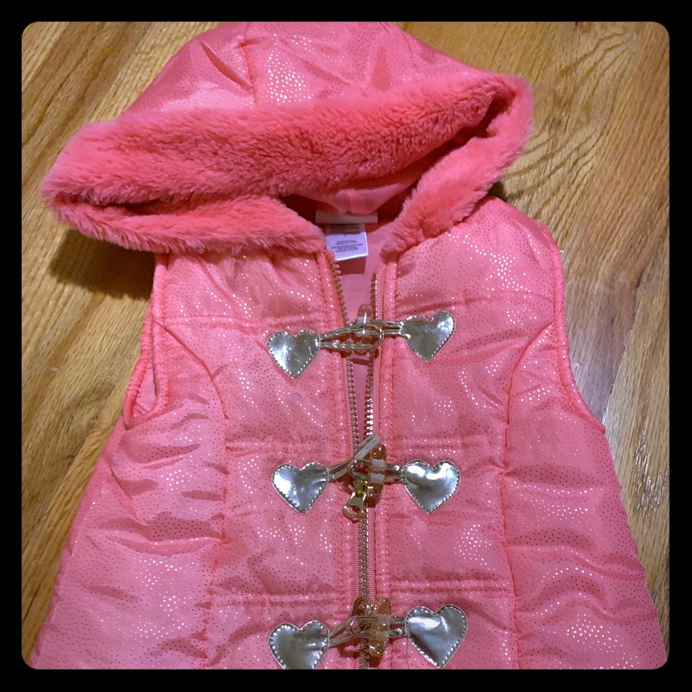 Girls Hot Pink Vest